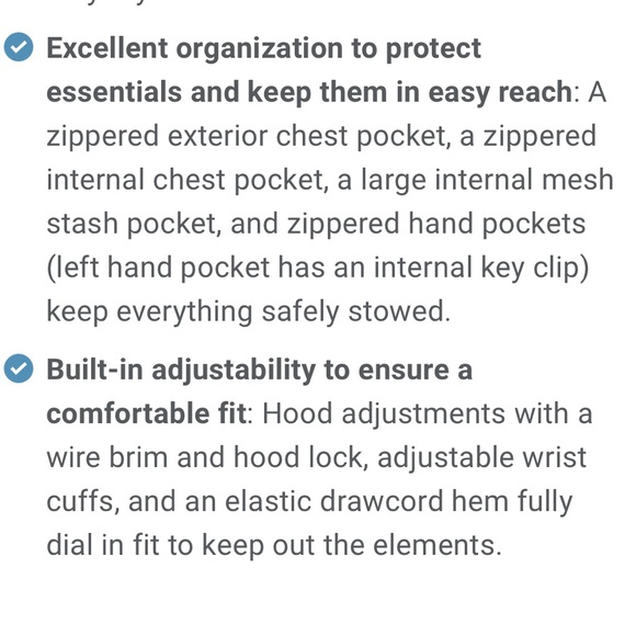 Outdoor Research Women’s Hemispheres II Gore-Tex Jacket XS, NWT - Picture 5 of 15